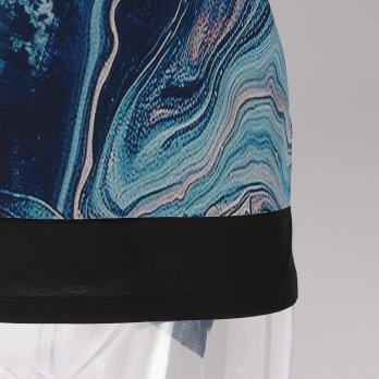 Marble dragon print T-shirt プルオーバー 詳細画像
