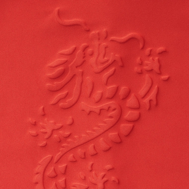 Dragon emboss Tops プルオーバー 詳細画像 レッド 7
