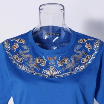 Emperor dragon embroidery T-shirt プルオーバー 詳細画像