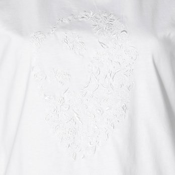 Flower panda embroidery T-shirt プルオーバー 詳細画像