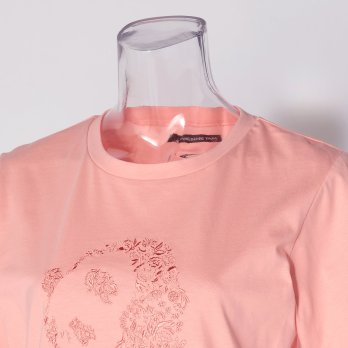 Flower panda embroidery T-shirt プルオーバー 詳細画像