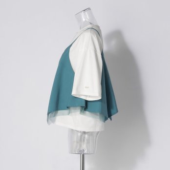 【COMING SOON】WLC チュールキャミ付きカット プルオーバー 詳細画像