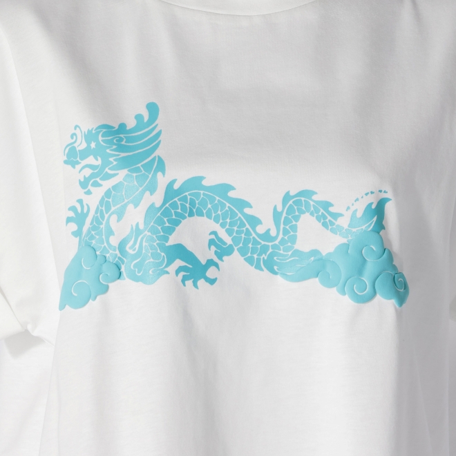 WLC ドラゴンプリント Tシャツ 詳細画像 ホワイト 2