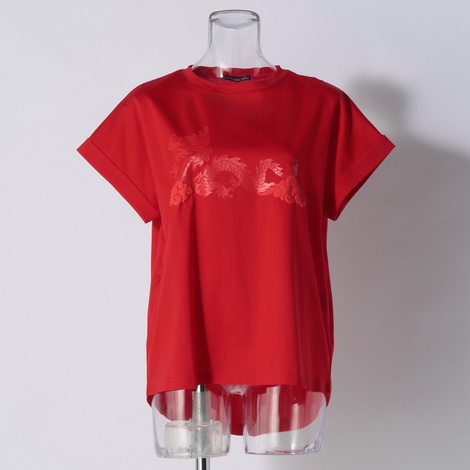 WLC ドラゴンプリント Tシャツ 詳細画像 レッド 1