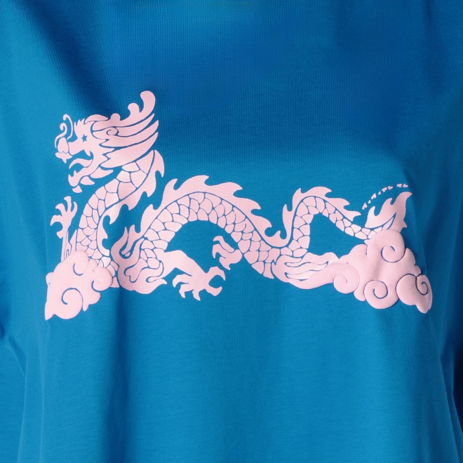 WLC ドラゴンプリント Tシャツ 詳細画像 ライトブルー 2