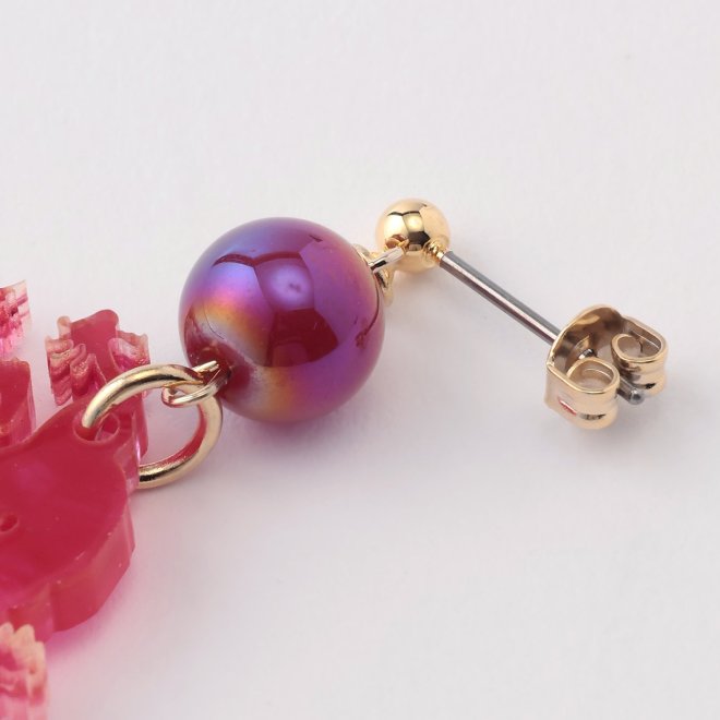Dragon Pierced earrings 詳細画像 レッド 3