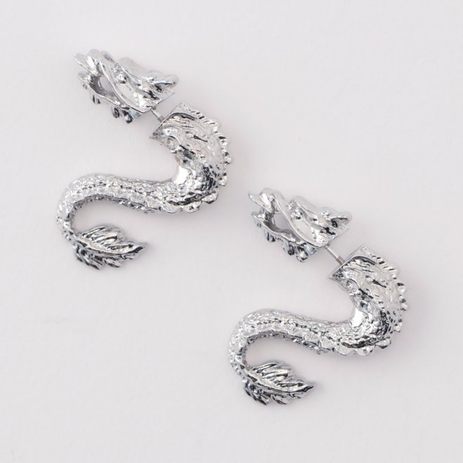 Dragon Earrings 詳細画像 シルバー 1