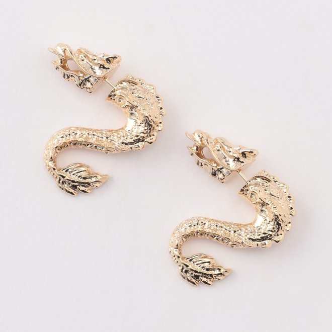 Dragon Earrings 詳細画像 ゴールド 1