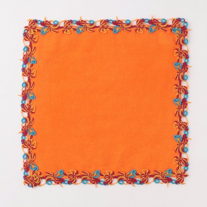 Gold fish Handkerchief 詳細画像 オレンジ 1