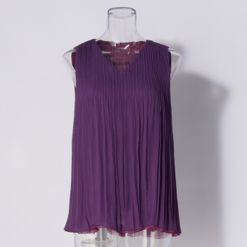 Reversible pleats ブラウス 詳細画像