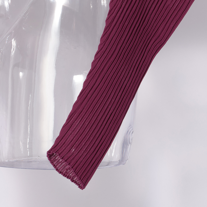 Pleats はおり 詳細画像 パープル 4
