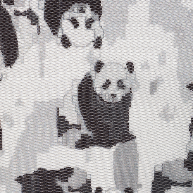 Panda print net スカート 詳細画像 黒系マルチ 6