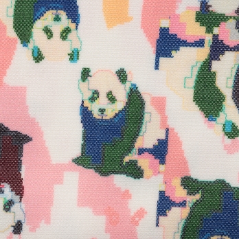 Panda print net パンツ 詳細画像