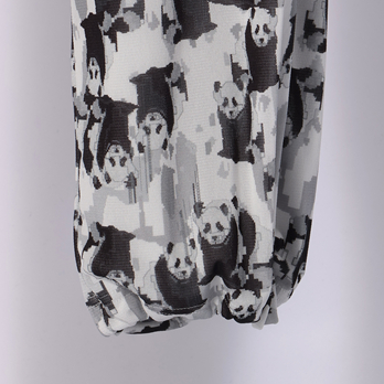 Panda print net パンツ 詳細画像