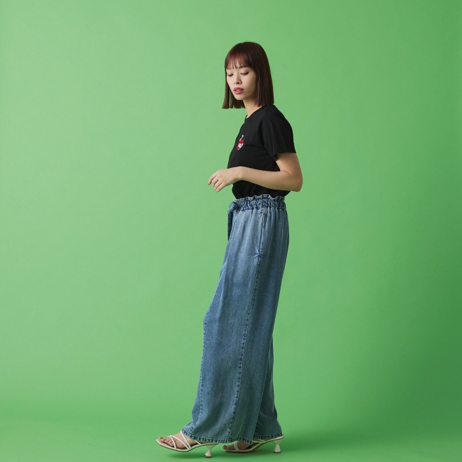 WLC テンセルタックワイド パンツ 詳細画像 ネイビー 2