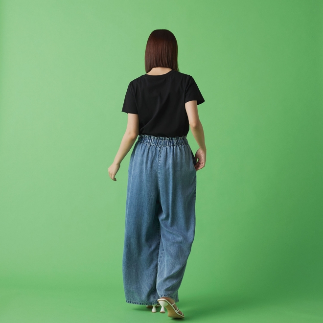 WLC テンセルタックワイド パンツ 詳細画像 ネイビー 3