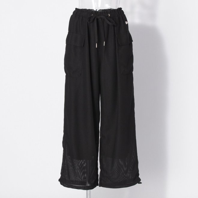 【期間限定価格】WLC メッシュカーゴ パンツ 詳細画像 ブラック 5