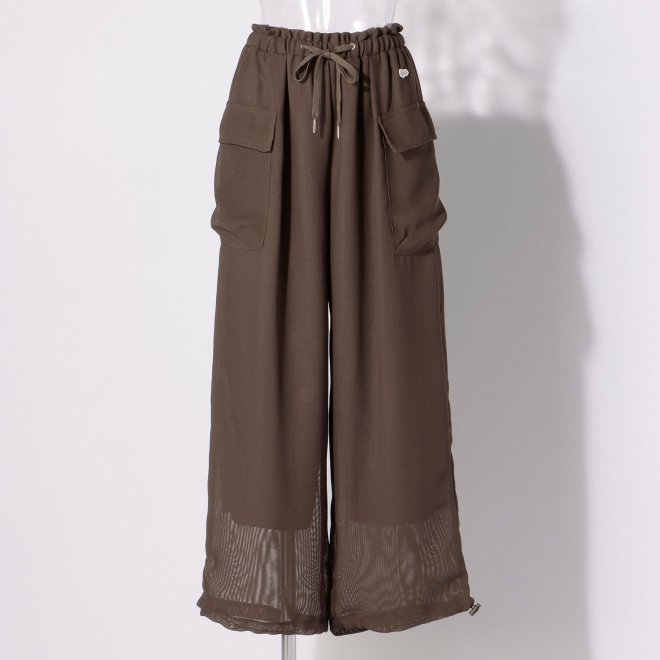 WLC メッシュカーゴ パンツ 詳細画像 カーキ 1