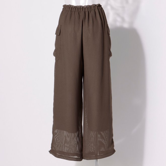 WLC メッシュカーゴ パンツ 詳細画像 カーキ 3