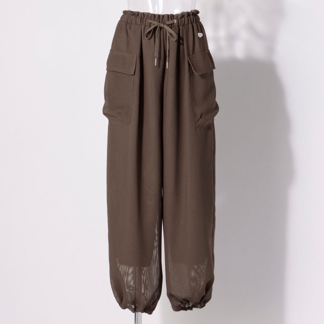 WLC メッシュカーゴ パンツ 詳細画像 カーキ 4