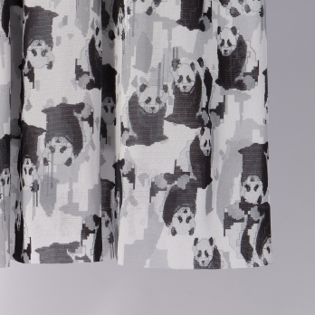 Panda print net ドレス 詳細画像
