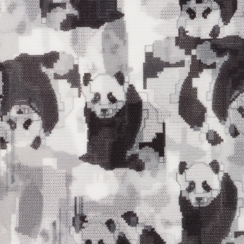 Panda print net ドレス 詳細画像