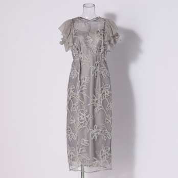 【COMING SOON】【DRESS COLLECTION】Double frills sleeve ドレス 詳細画像