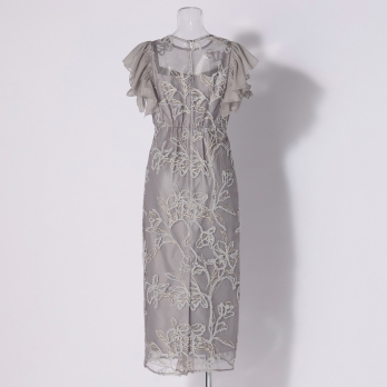 【COMING SOON】【DRESS COLLECTION】Double frills sleeve ドレス 詳細画像