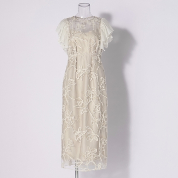 【COMING SOON】【DRESS COLLECTION】Double frills sleeve ドレス 詳細画像