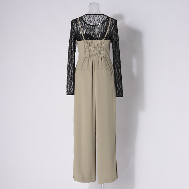 【COMING SOON】【DRESS COLLECTION】Cross all in one ドレス 詳細画像 ベージュ 3