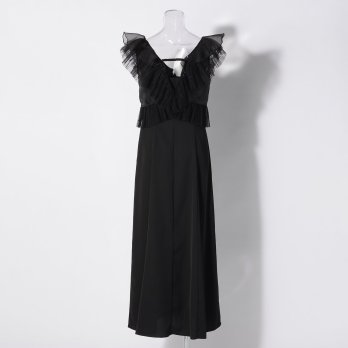 【DRESS COLLECTION】Pleats tulle ドレス 詳細画像