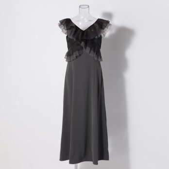 【DRESS COLLECTION】Pleats tulle ドレス 詳細画像