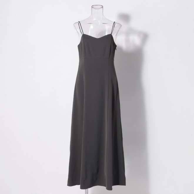 【DRESS COLLECTION】Pleats tulle ドレス 詳細画像 グレー 2