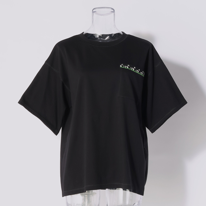 Panda Tシャツ 詳細画像 ブラック 1