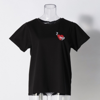 WLC ワンポイント刺繍Tシャツ 詳細画像