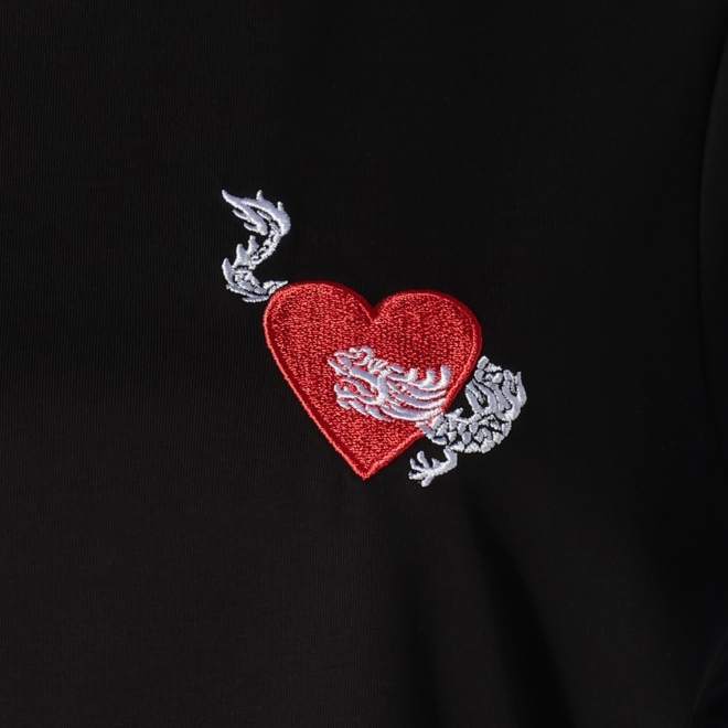 WLC ワンポイント刺繍Tシャツ 詳細画像 ブラック 6