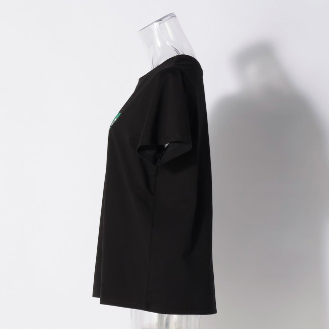 WLC ワンポイント刺繍Tシャツ 詳細画像 黒系マルチ 2