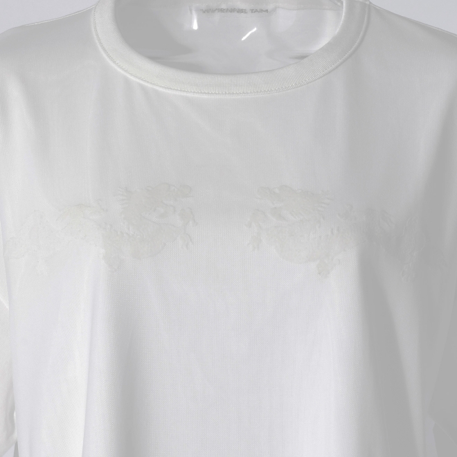Kissing dragon flocky Tシャツ 詳細画像 ホワイト 2