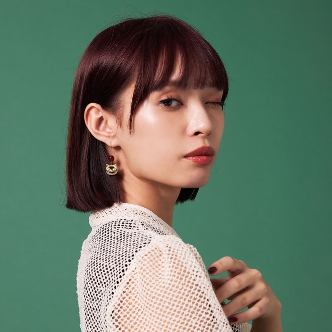 Panda Pierced earrings 詳細画像 ゴールド 5