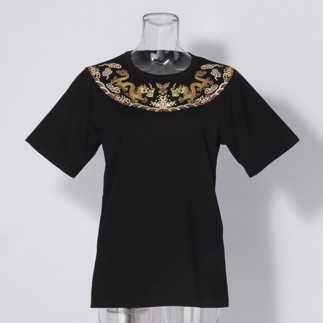 【COMING SOON】Emperor dragon embroidery Tシャツ 詳細画像 ブラック 1