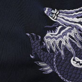DRAGON EMBROIDERY ON STRETCH NETTING　ブラウス 詳細画像