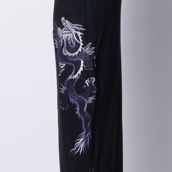 DRAGON EMBROIDERY ON STRETCH NETTING　スカート 詳細画像