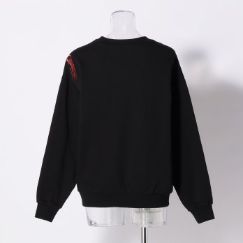 EMBROIDERY DRAGON ON SWEATSHIRT 詳細画像