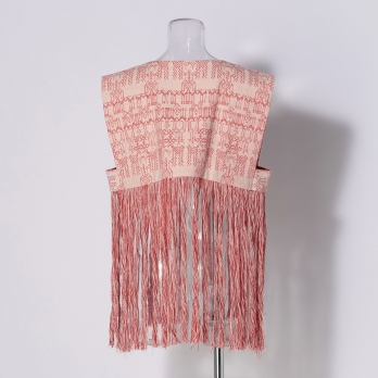 Deer jacquard denim ブラウス 詳細画像