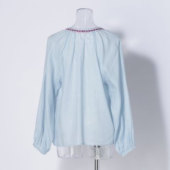 Fine twill shirting ブラウス 詳細画像