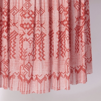 Deer print on stretch netting スカート 詳細画像