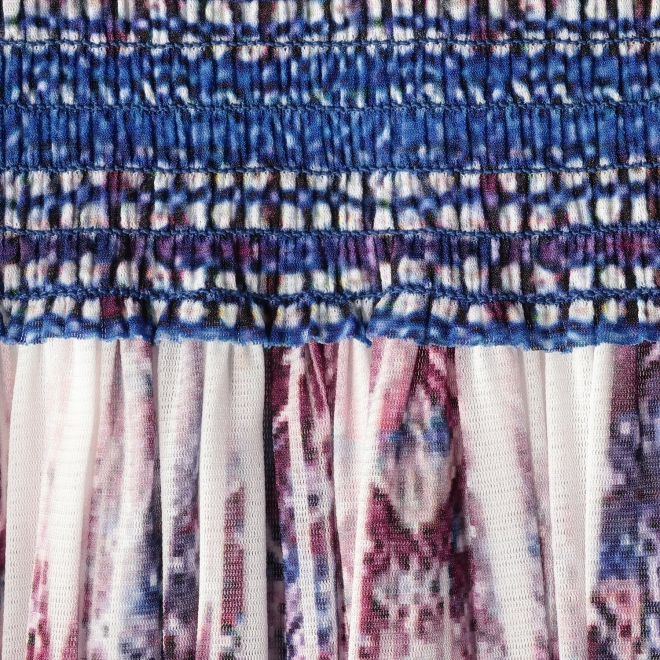 Washed out brocade print net スカート 詳細画像 白系マルチ 10