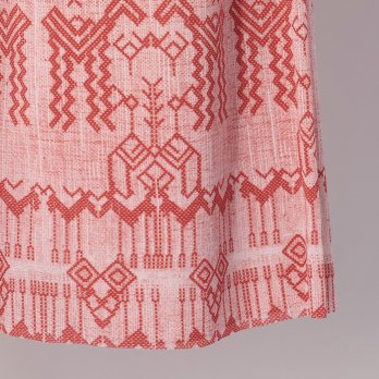 Deer print on stretch netting パンツ 詳細画像