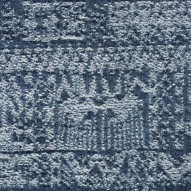 Tie dye stripy jacquard denim ジャケット 詳細画像 ライトブルー 6