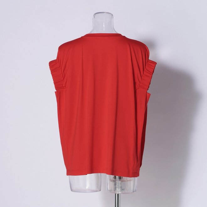 Cotton T-shirt プルオーバー 詳細画像 レッド 3